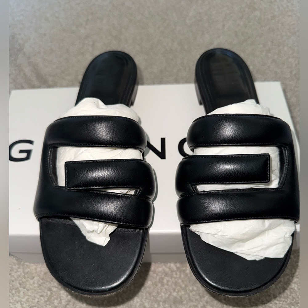 Givenchy Black Slide Sandals